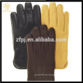 ZF5626 Herren Basic Style Wolle Gefüttert Deerskin Handschuhe mit Multi-Farben